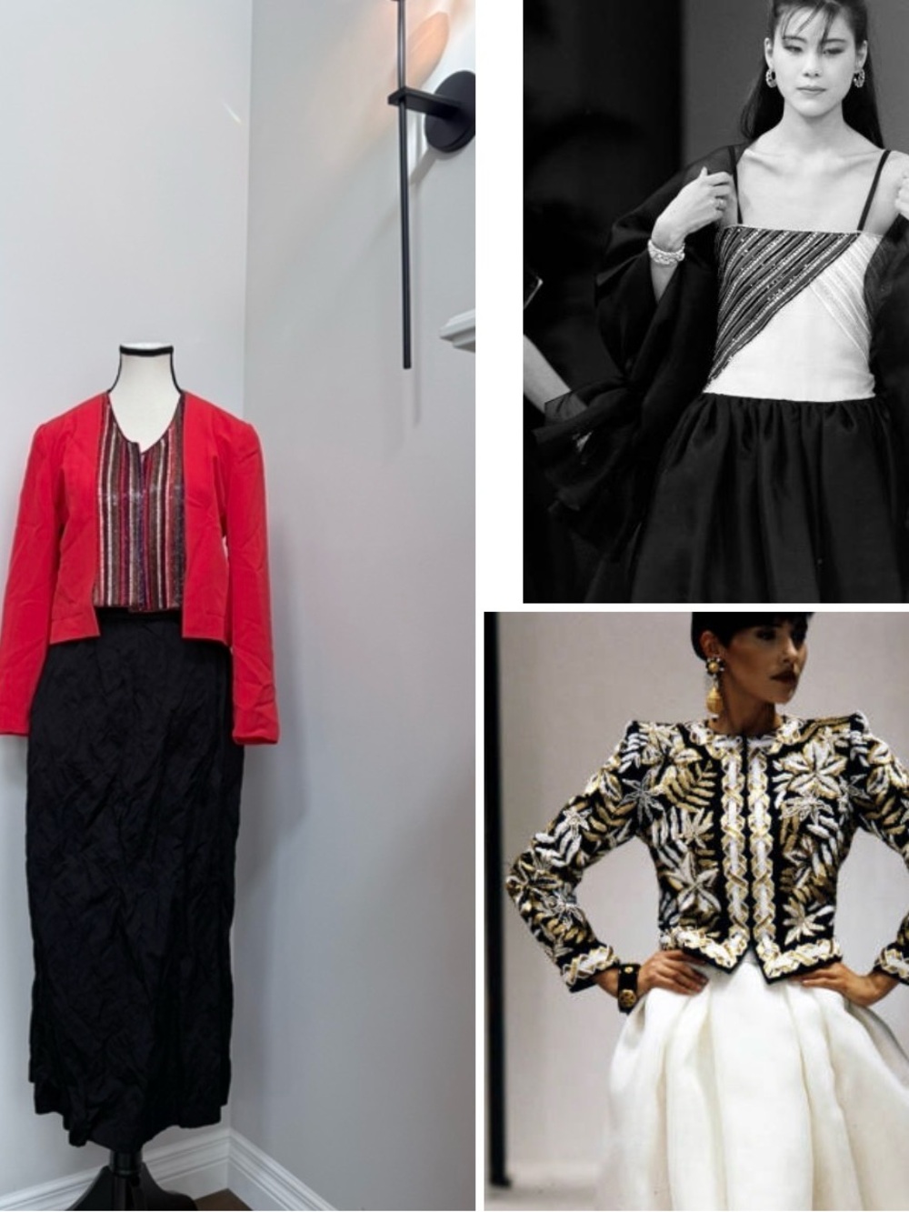 Vintage  Christian Dior SS 1983  Timeless Silk Jacket By Marc Bohan